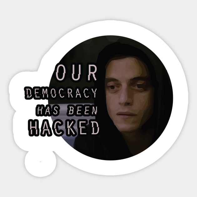 Mr. Robot Sticker by Shi